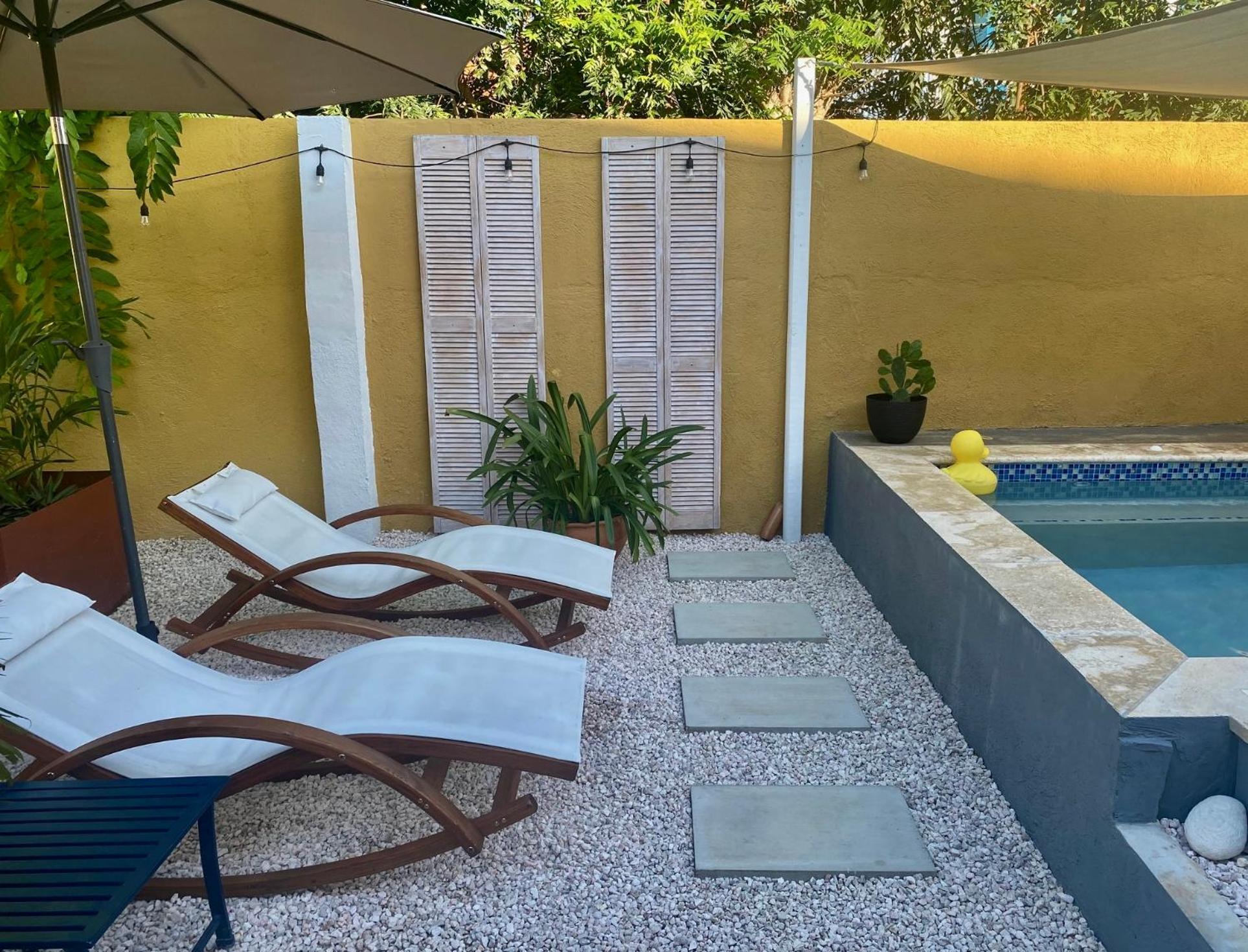 Historic Building The Palm Backyard Studio-Apartment Willemstad, Curacao Feel Home Away From Home Экстерьер фото